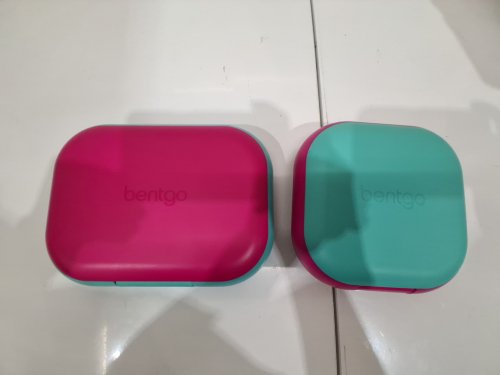 2pk bentgo chill lunch box and mini box containers with ice packs - Green/Pink (model: 1997883) image 3