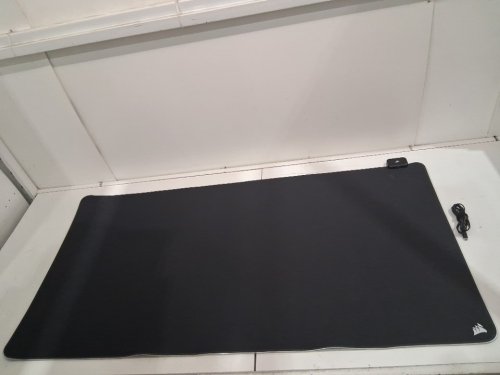 CORSAIR Extended 3XL Cloth Gaming Mouse Pad / Desk Mat - 48 x 24" - BLACK - (MODEL:  MM700 RGB) image 3