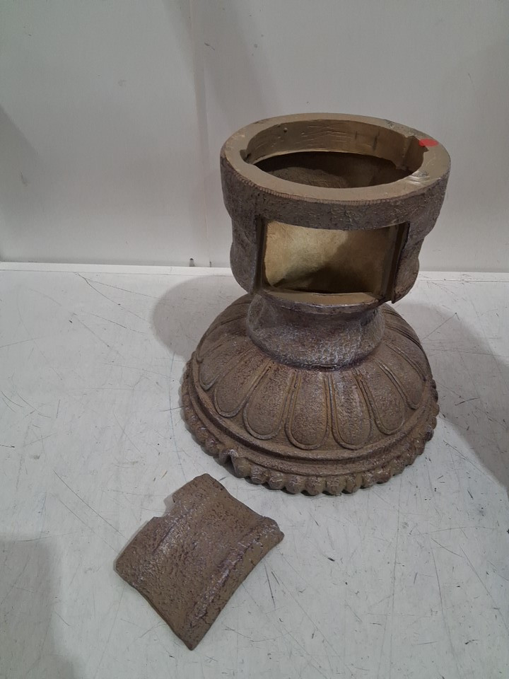 Fiberglass Garden 2 Tier Solar Powered Water Fountain - 44" - Sand Stone (MODEL: HC-243-8364) image 10