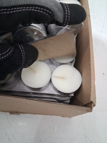 200PK Small Tealight Candles - White image 4