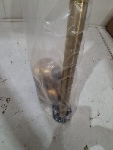MOEN ADJUSTABLE LENGTH FIXED MOUNT SINGLE CURVED SHOWER ROD - 54" TO 72" - BRUSHED GOLD (MODEL: CSR2160BG) image 4