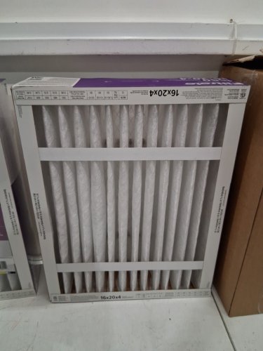 2pk 3m filtrete 1550 allergen, bacteria, and virus deep pleat AC Furnace Air Filter designed to fit honeywell, carrier, and lennox - 16" x 20" x 4" image 4