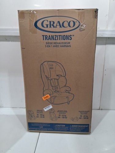 GRACO TRANZITIONS 3‑IN‑1 HARNESS BOOSTER SEAT WITH HIGH‑BACK BOOSTER & BACKLESS BOOSTER, 2 REMOVABLE CUP HOLDERS, OPEN‑LOOP BELT GUIDES & MACHINE‑WASHABLE COVERS (MODEL: 2035724) image 7