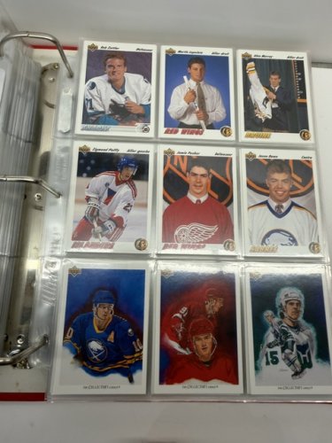 1300+ APPROX ASSSTD 1991/92/93 NHL UPPER DECK HOCKEY CARDS IN ENGLISH AND FRENCH VERSIONS image 3