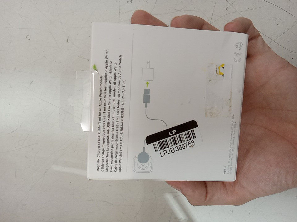 APPLE WATCH MAGNETIC CHARGER TO USB-A - 3.3FT - WHITE (model: a2255) image 3