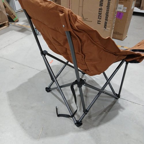 Bolosy heavy duty Oversized PADDED Camping Chair - 500LB MAX - BROWN image 5