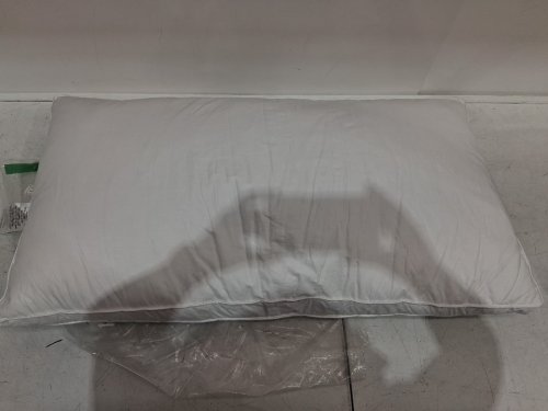 PUREDOWN GOOSE FEATHER AND GREY DOWN BED PILLOW - KING 20" x 36" image 3