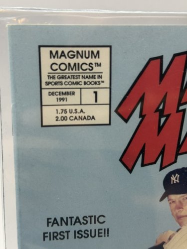 MICKEY MANTLE ISSUE #1 MAGNUM COMICS DECEMEBER 1991 image 5
