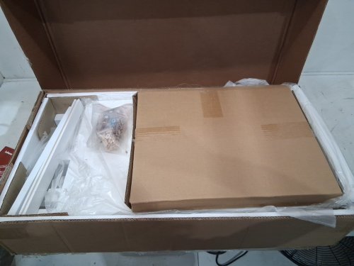 infans wooden baby changing table with storage and included changing pad - 34" x 19" x 34" - white - (model: ac10048wh) image 5