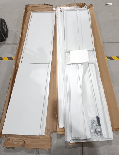 Metal Pantry Cabinet - 71" - White (Model: DBUSYX251107) image 5