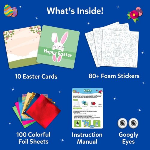 Skillmatics Peel and Press Foil Fun with foam stickers and foil sheets - Easter Edition image 2