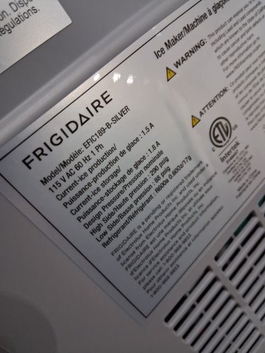FRIGIDAIRE COMPACT COUNTERTOP ELECTRIC ICE MAKER - MAKES 26LBS OF ICE/DAY - SILVER (MODEL: EFIC189-B-SILVER) image 5