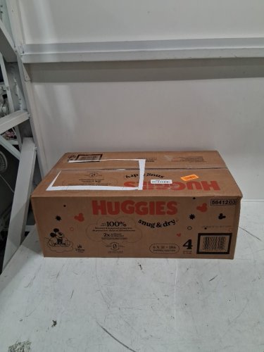 186PK HUGGIES SNUG AND DRY DIAPERS - SIZE 4 (22-37LB) - DISNEY MICKEY MOUSE (MODEL: 56412) image 2