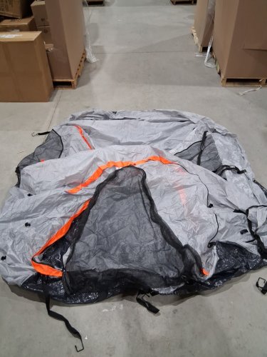 VEVOR WATERPROOF TRUCK BED TENT, EASY TO SETUP With 2 PERSON SLEEPING CAPACITY - 6.4ft-6.7ft - GREY/ORANGE/BLACK (model : 120740) image 7