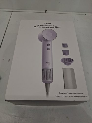 laifen se high speed hair dryer with 3 nozzle attachments- purple (MODEL: 1876543) image 4