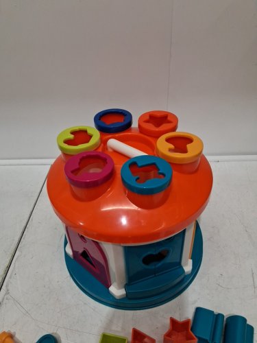 BATTAT shape sorter house early learning activity plastic toy - multicolor (model: BT4622C1Z) image 4