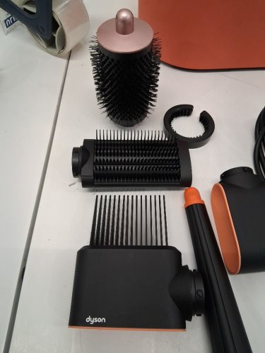 6PC DYSON I.D CURLY + COILY AIRWRAP MULTI STYLER AND HAIR DRYER WITH BLUETOOTH - SPECIAL EDITION CERAMIC APRICOT TOPAZ ( MODEL: HS08) image 4