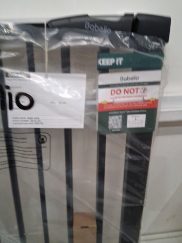 BABELIO PRESSURE MOUNTED METAL BABY GATE - 30" X 29"- 48" - BLACK (MODEL: CB-M-101) image 3