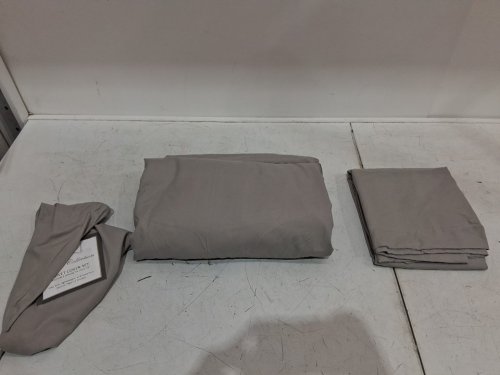 3PC Swiss Collection Duvet Cover Set- FULL - light grey-(model: 9996709) image 3