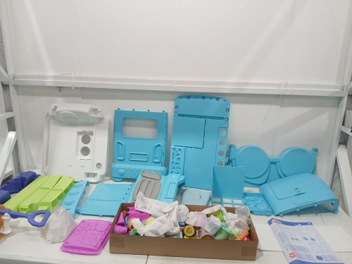 27PC PLAY-DOH KITCHEN CREATIONS ULTIMATE ICE CREAM TRUCK PLAYSET WITH ACESSORIES & NON-TOXIC PLAYDOH - MULTICOLOR (MODEL: F1039/1582448) image 3