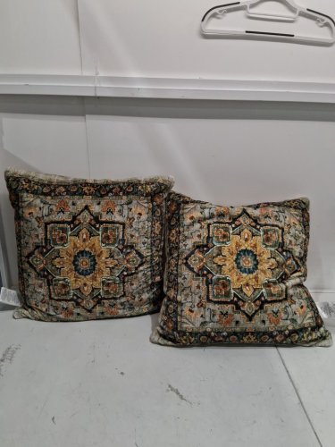 2PK wash luxe Town & Country Living Decorative Pillows - 22" x 22" - multicoloured (Model: 1901552) image 3