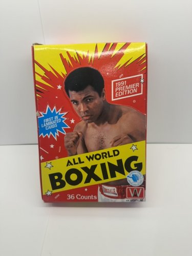 ASSTD 1991 PREMIER EDITION ALI WORLD BOXING CARDS image 16