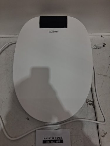 Wljbidet Elongated Smart Bidet Toilet Seat with Heat/Dryer & Nightlight - 18.5" - white - (model: wlj-o80kl ) image 5