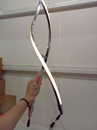 ARTIKA Swirl Floor Lamp - 59" - Chrome - ‎(model:FLR-SW-CCR) image 4