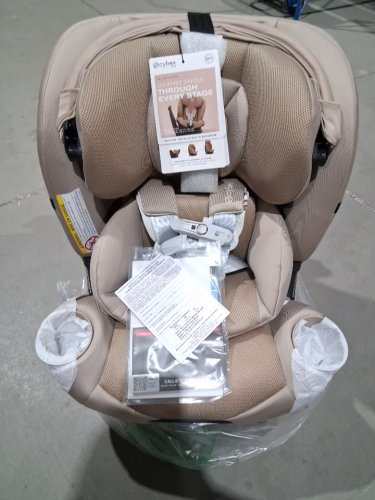 CYBEX GOLD CALLISTO G 360 ROTATING ALL-IN-ONE CONVERTIBLE CAR SEAT WITH SAFETY ASSURE PROTECTION SYSTEM - 120LBS MAX - ALMOND BEIGE (MODEL: 524000601) image 4