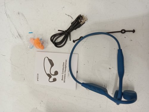 IFECCO Bone Conduction Bluetooth Wireless Headphones with Microphone - Blue (Model: X25) image 3