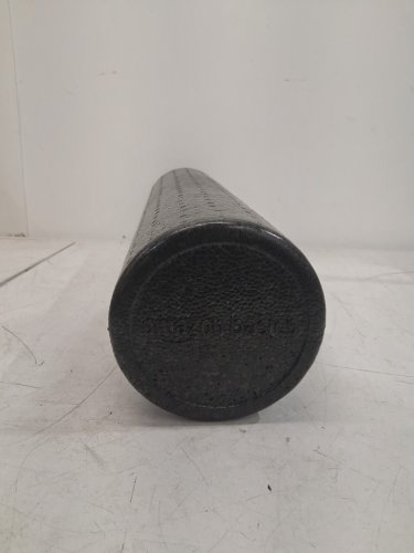 AMAZON BASICS HIGH-DENSITY ROUND FOAM ROLLER FOR YOGA & EXERCISE - 24" - BLACK image 4