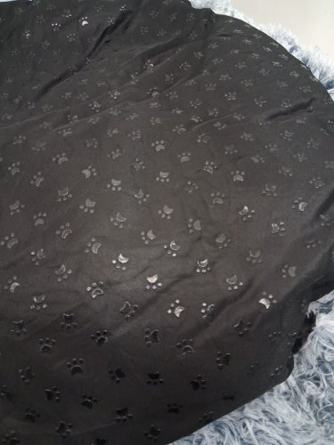 SHAGGY PLUSH donut PET bed - 30" - GRADIENT GREY image 2