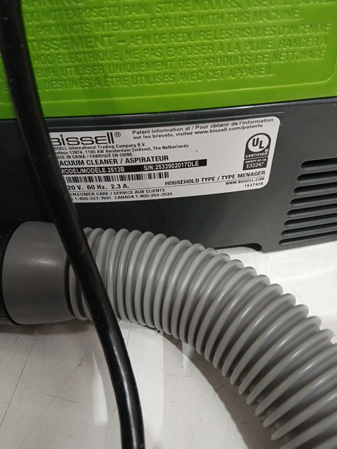 BISSELL LITTLE GREEN PROHEAT PORTABLE DEEP CLEANER/SPOT CLEANER WITH SELF-CLEANING HYDRORInSE TOOL - GREEN/GREY (MODEL : 2513B / 2513n) image 4
