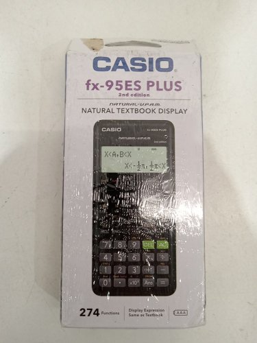 CASIO 2nd edition SCIENTIFIC CALCULATOR - black (MODEL: FX-95ES PLUS) image 2