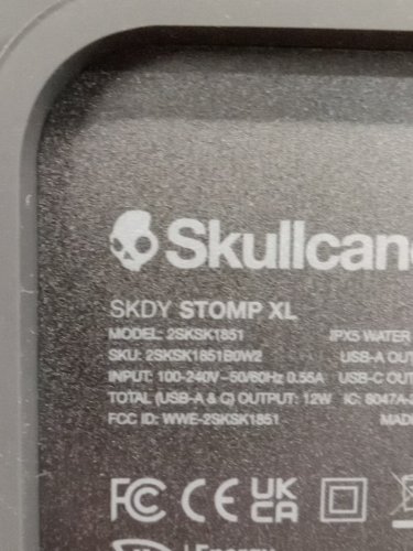 SKULLCANDY Stomp XL Wireless Bluetooth Party Speaker - Integrated Carry Handle​, IPX5 water resistance, 12-hour battery life - BLACK ORANGE (MODEL:2SKSK1851/4449801) image 8