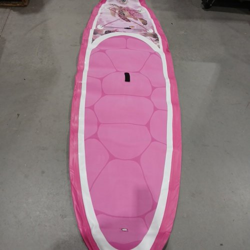 FUNWATER Inflatable Stand Up Paddle Board with SUP Accessories - 11FT - PINK TURTLE image 3