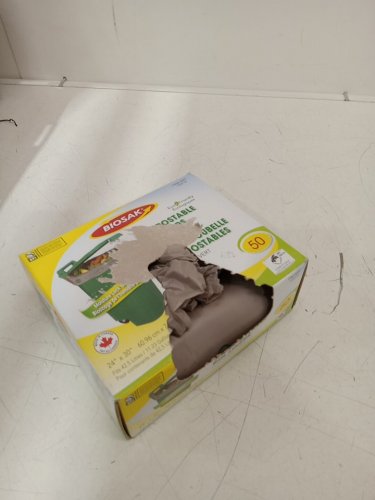 50PK Biosak Compostable Green Bin Liner bags - 24" x 30" (model: 133710) image 2
