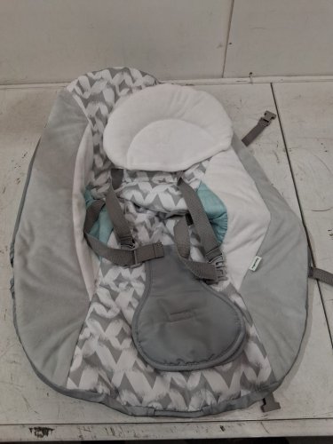 INGENUITY SIMPLECOMFORT CRADLING ROCKER PLUG-IN SWING WITH SOOTHING VIBRATIONS AND 6 SPEEDS - RAYLAN (WHITE/GREY) - (MODEL: 11791 0313) image 9
