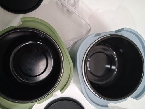 2pc GreenPan portable dishwasher-safe Heated Lunch Box set with Spill-Proof Lid - 20oz - blue/green (model: 3883883) image 5