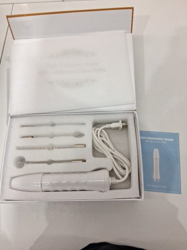 4pc rhxhmasx high frequency facial wand machine - white image 3