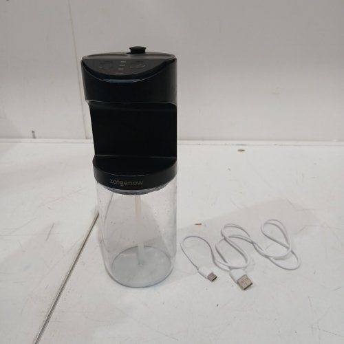 Wall-Mounted Automatic Mouthwash Dispenser Touchless with 2 Magnetic Cups - 550ml - black/clear (Model: MS1) image 3
