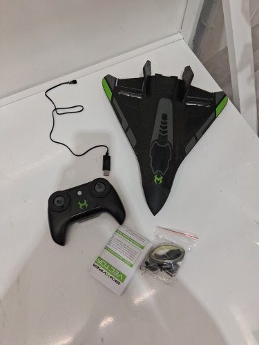 sky viper stunt rc airplane - black/green (model: 18601) image 3
