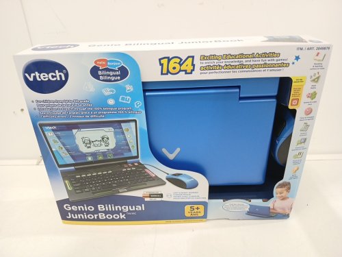 VTECH GENIO BILINGUAL JUNIORBOOK - BLUE (MODEL:2049879/80-581286) image 2