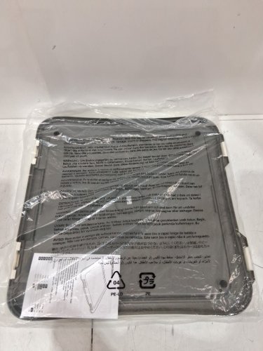 Amazon Basics Extra Thick and Non-Slip Dog Training Pad Holder with Secured Latches - 22" x 22" - White/Charcoal grey (Model: B0DP3ZP9VJ) image 4