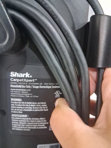 SHARK CARPETXPERT HAIRPRO UPRIGHT CARPET, AREA RUG & UPHOLSTERY CLEANER WITH SPOT & STAIN REMOVER, PERFECT FOR PETS - GREY / BLACK / BLUE - (MODEL: EX251BRN ) image 8