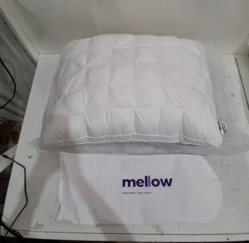 MELLOW SINGLE STUFFED PILLOW - REGULAR -WHITE image 3