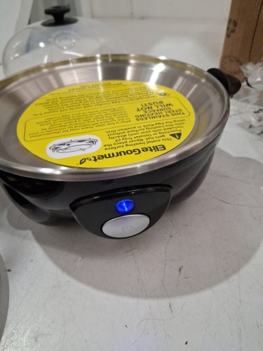ELITE GOURMET BY MAXI-MATIC EASY EGG COOKER cooks up to 7 eggs - BLACK (MODEL: EGC-007B) image 2