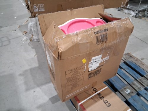 INFANS 5-in-1 convertible baby high chair - 40" x 23" x 20" - 55lbs max - pink (model: bb5604pi) image 3