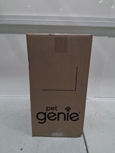 pet genie dog waste odor control disposal pail - 18.5" - grey (MODEL: ‎I000824) image 2