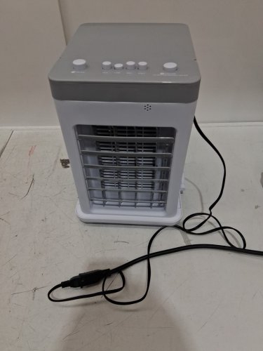 zorblent portable 4-in-1 Air Conditioner with 3 icepacks - 12l tank, 3 speeds, 70w - white (model: GDS-620) image 7